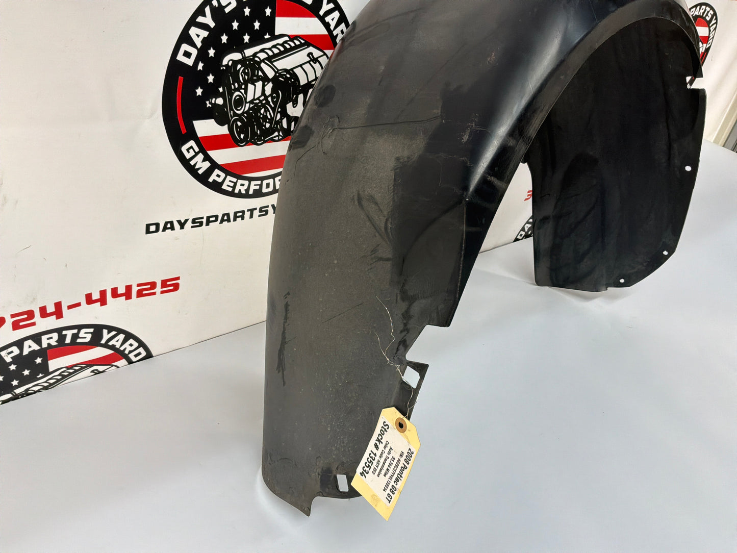 2008 Pontiac G8 GT LH Driver Rear Fender Wheel Well Liner House OEM