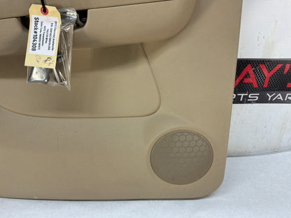 2012 Chevy Avalanche LH Driver Rear Door Panel Cashmere OEM