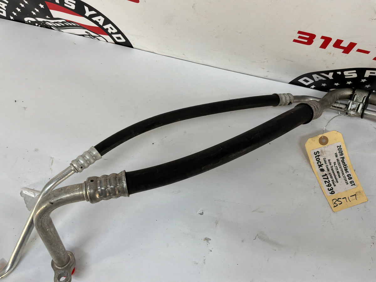 2009 Pontiac G8 GT AC Air Conditioner Compressor Manifold Line Hose Tube OEM - Day's Parts Yard