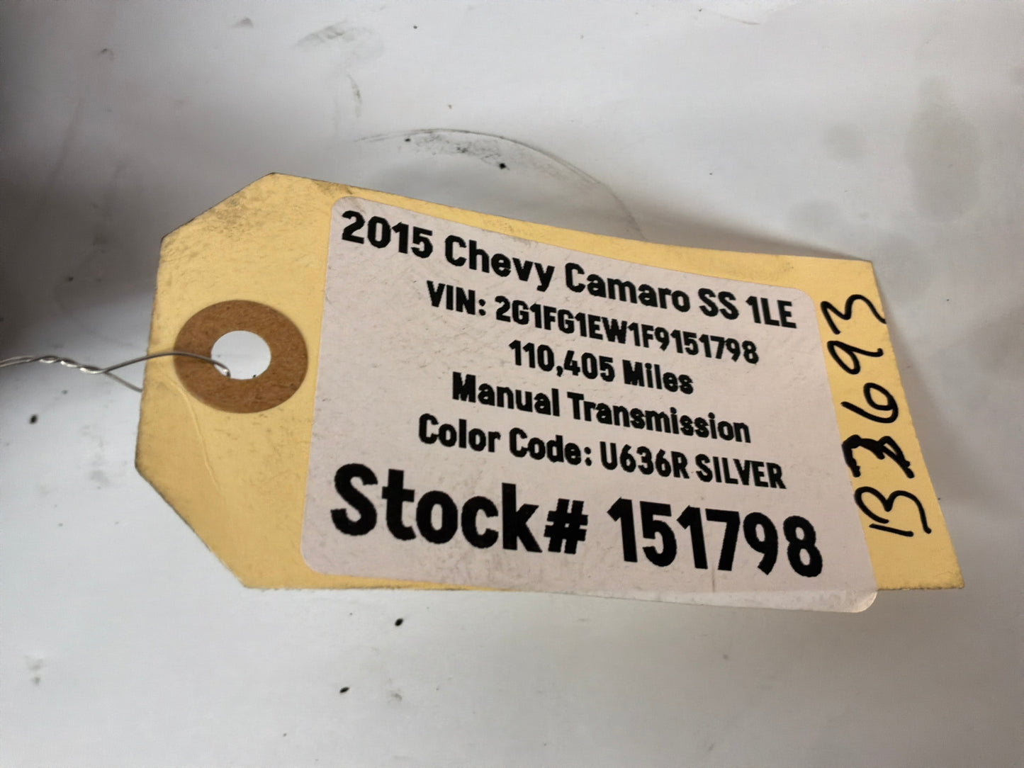 2015 Chevy Camaro SS 1LE Factory OEM Air Intake Box Assembly