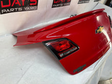 2015 Chevrolet SS Sedan Trunk Deck Lid w/ Spoiler Red OEM