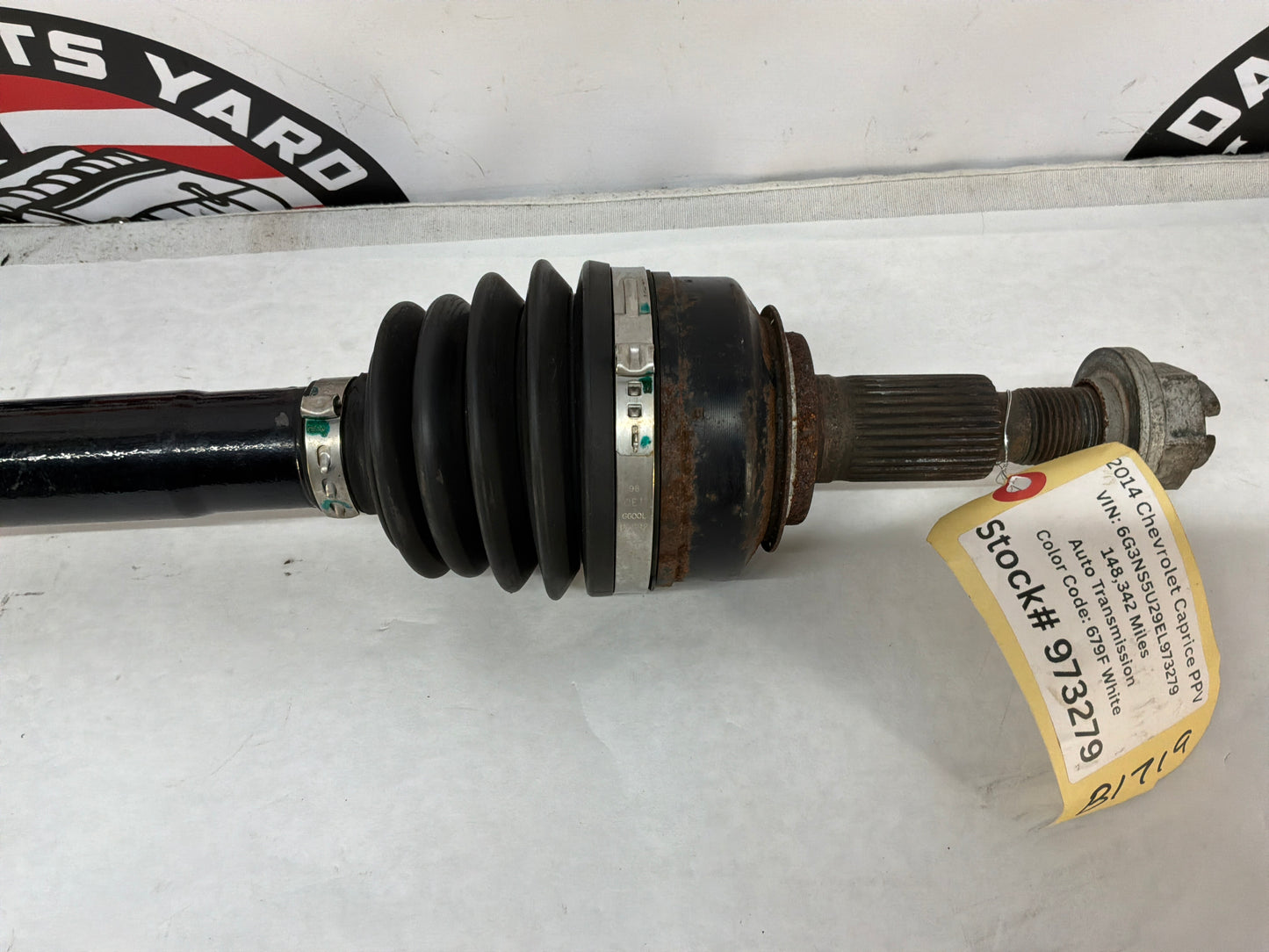 2014 Chevy Caprice PPV LH Driver Rear CV Axle Half Shaft OEM
