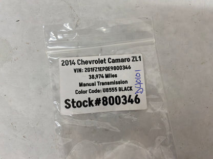 2014 Chevy Camaro ZL1 Windshield Rearview Rear View Mirror Wiring Harness Cover Trim OEM