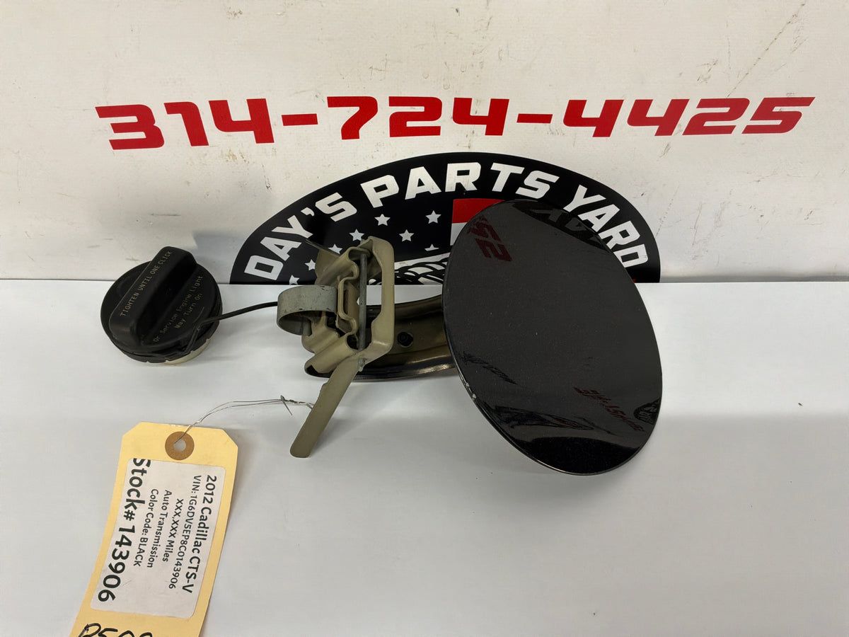 2012 Cadillac CTS-V Fuel Gas Tank Door Cover w/ Cap OEM Black