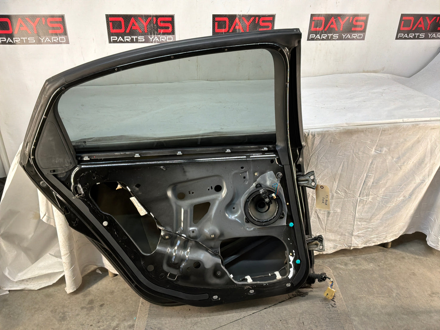 2013 Chevy Caprice PPV LH Driver Rear Exterior Door Black OEM - Day's Parts Yard