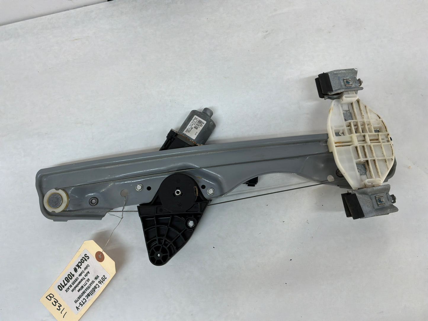 2016 Cadillac CTS-V LH Driver Rear Window Regulator w/ Motor OEM