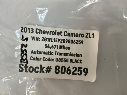 2013 Chevy Camaro ZL1 Owners Manual Book Booklet OEM
