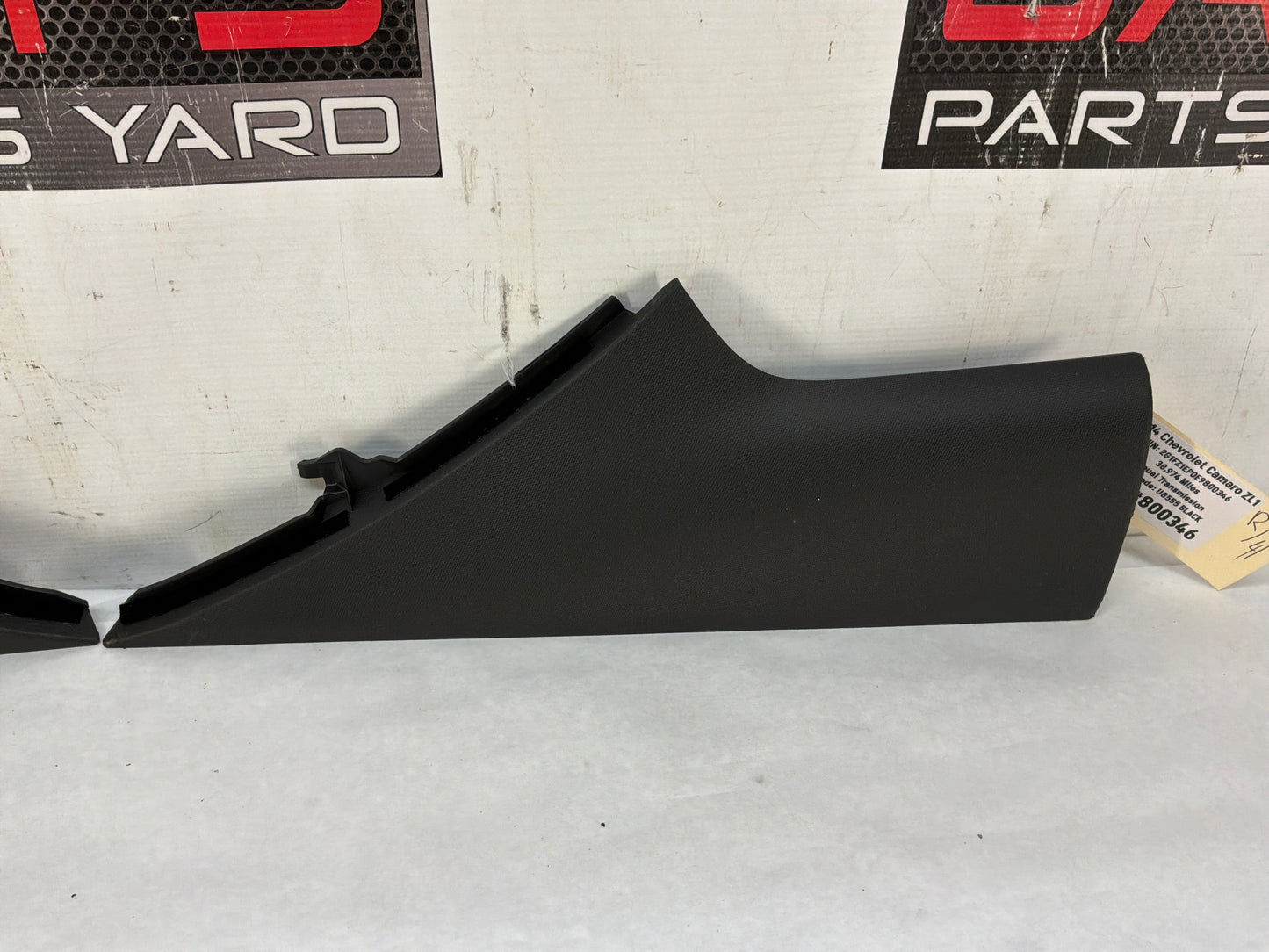 2014 Chevy Camaro ZL1 RH & LH Interior C Pillar Quarter Trim Molding Panels OEM