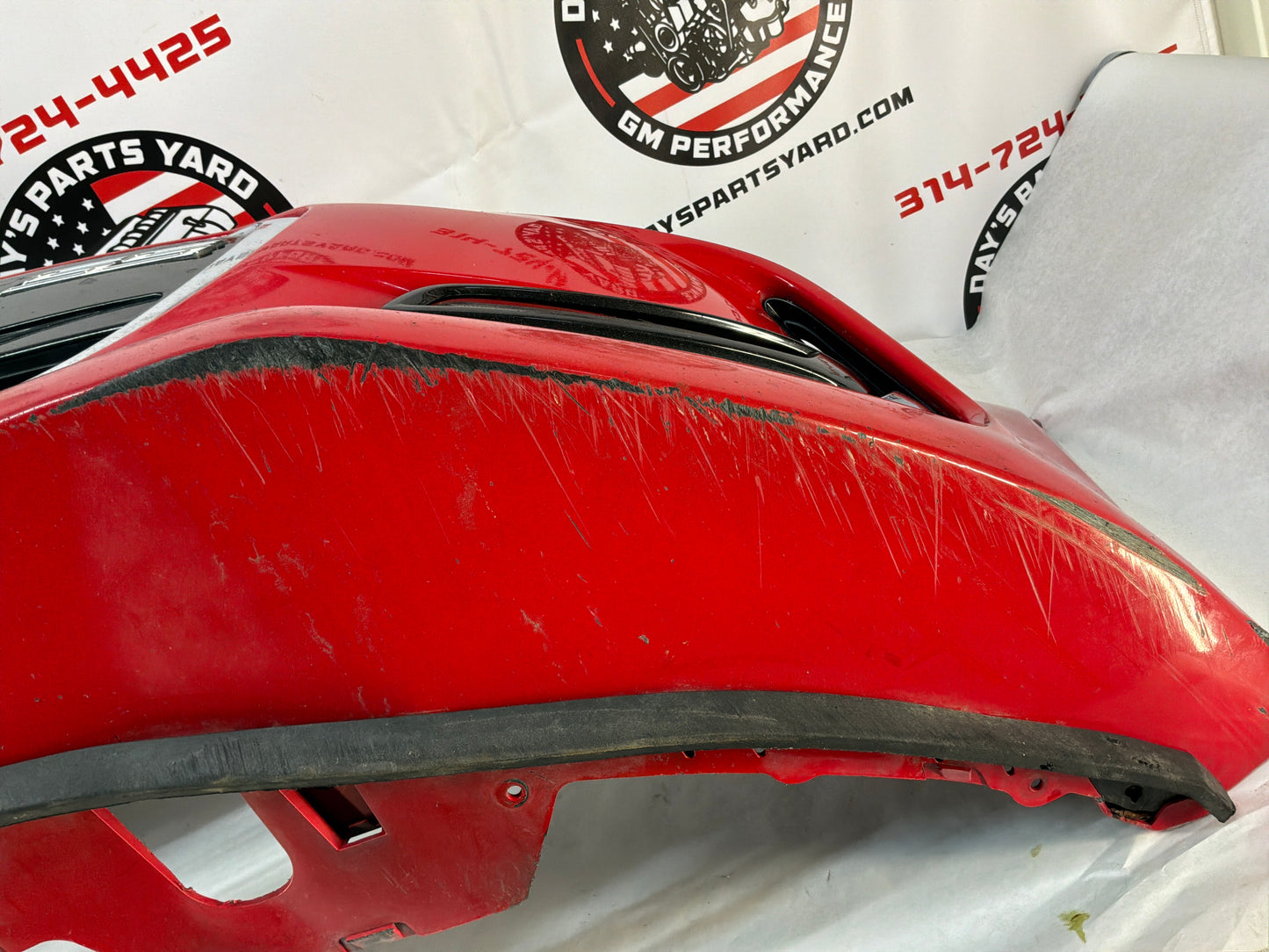2014 Chevy SS Sedan Complete Front Bumper Fascia Cover Red OEM