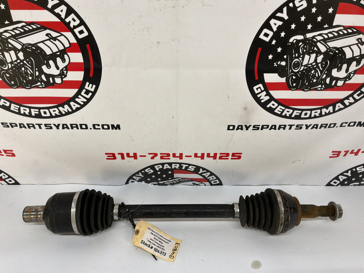 2002 Chevy C5 Corvette Convertible LH Driver Rear CV Axle Half Shaft OEM