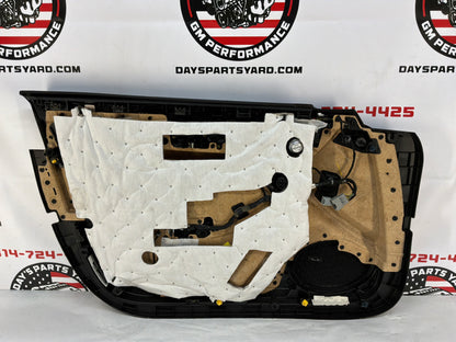 2018 Cadillac CTS-V Front RH Passenger Door Panel OEM broken grab