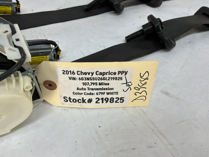 2016 Chevy Caprice PPV RH & LH Front Seat Belt Seatbelt Retractors OEM