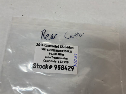 Rear center seatbelt - Day's Parts Yard