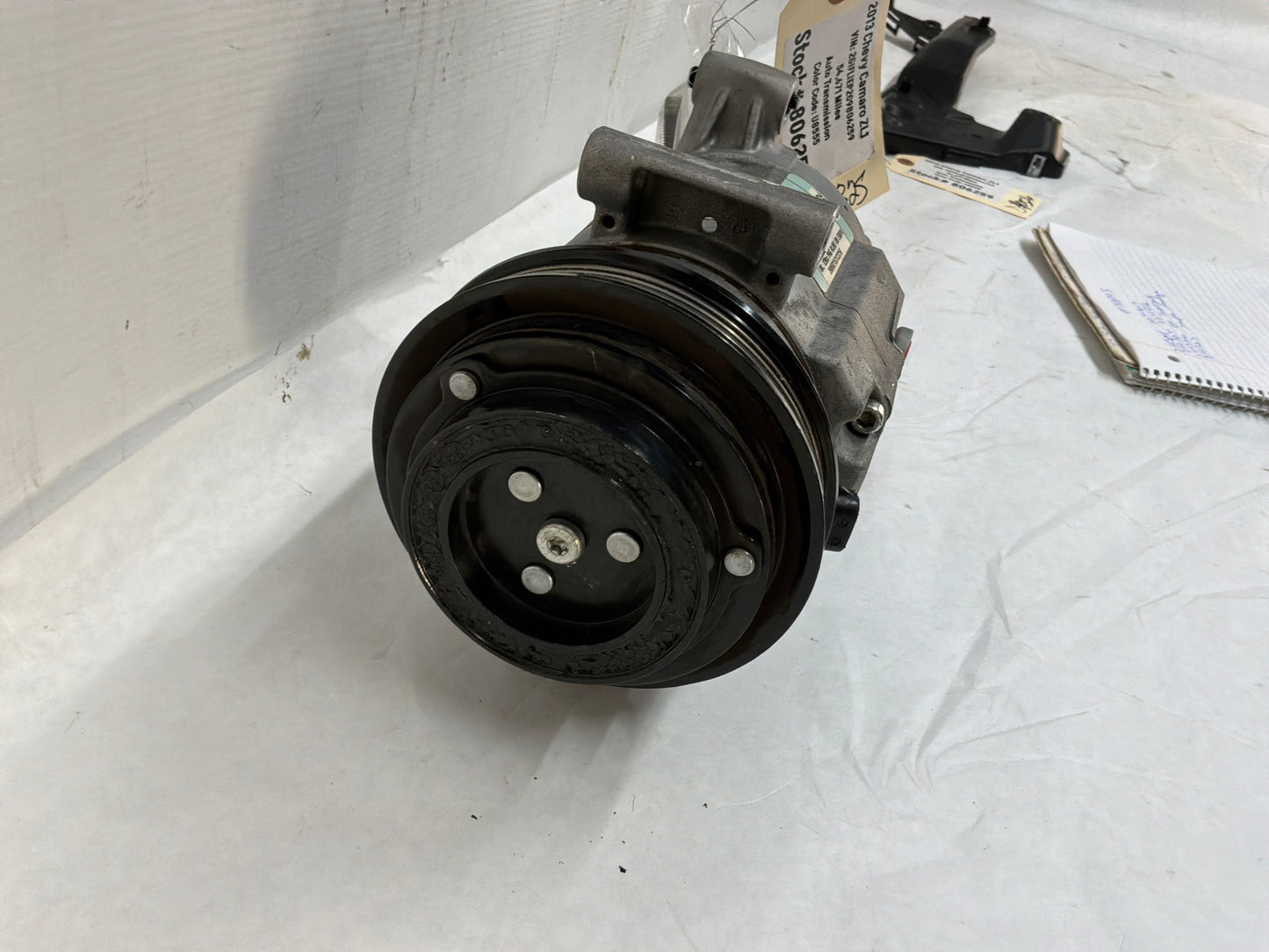 2013 Chevy Camaro ZL1 AC A/C Air Conditioner Compressor w/ Hardware OEM