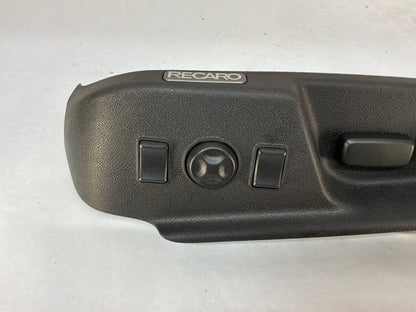 2011 Cadillac CTS-V Coupe LH Driver Recaro Front Seat Controls Buttons Outer Finish Panel OEM