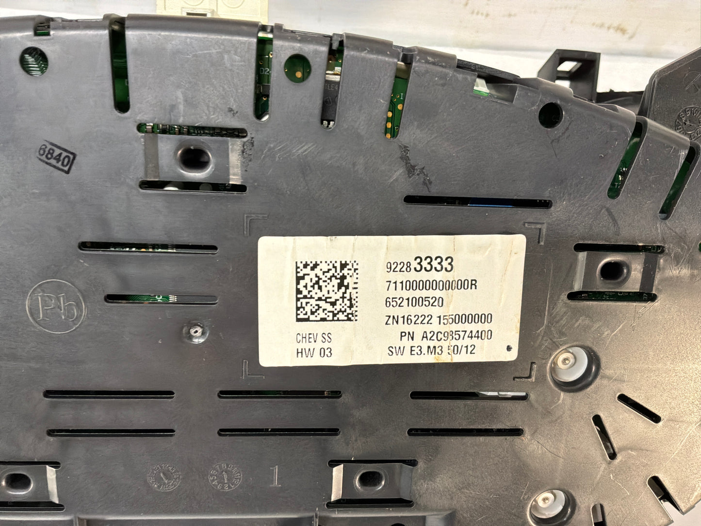 2017 Chevy SS Sedan Gauge Cluster Speedometer Instrument Panel OEM