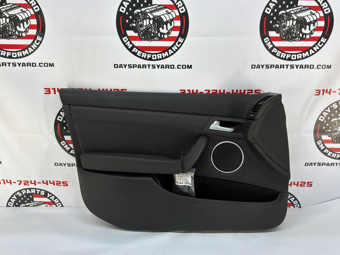 2008 Pontiac G8 GT LH Driver Front Door Panel OEM