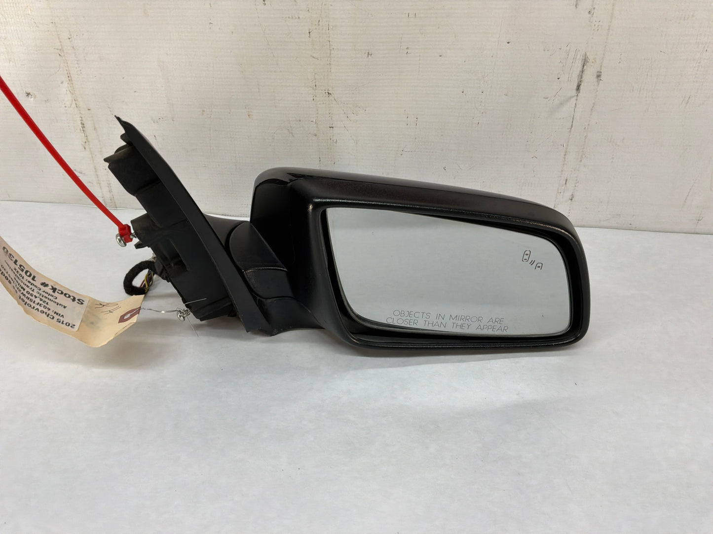 2015 Chevy SS Sedan RH Passenger Exterior Out Side Mirror Black OEM