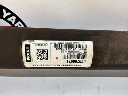 2009 Cadillac CTS-V Drive Propeller Shaft Driveshaft w/ Hardware OEM