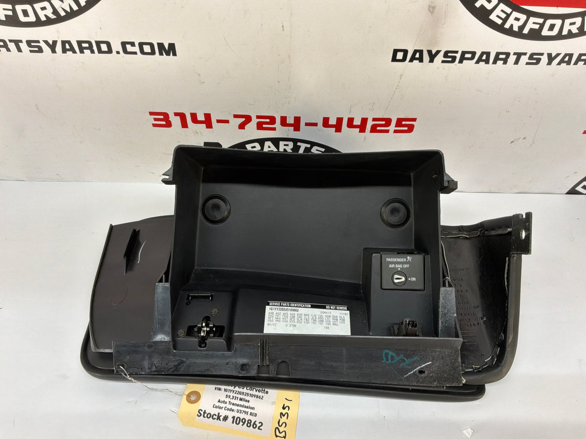 2002 Chevy C5 Corvette Dashboard Glove Box Assembly OEM
