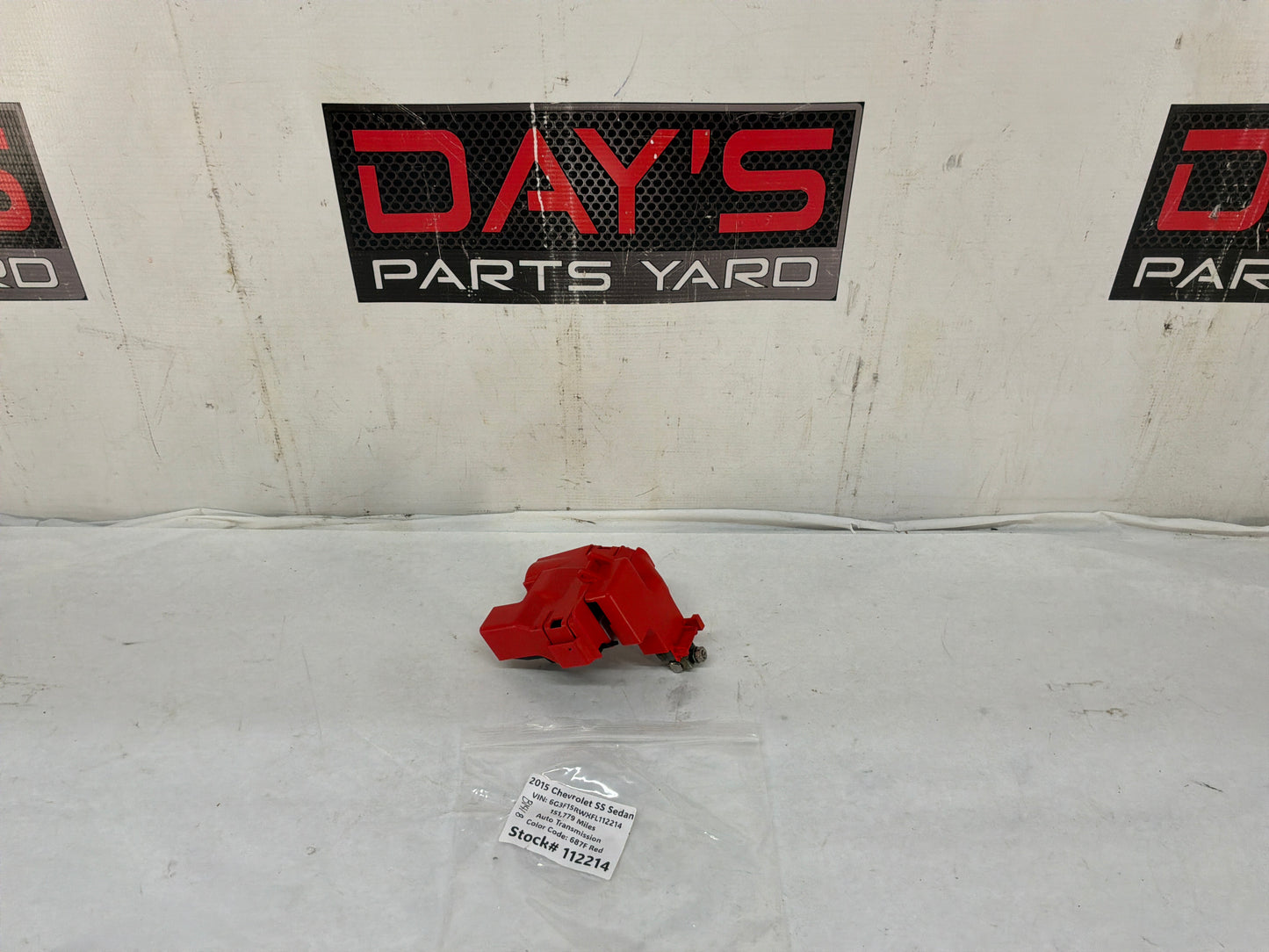 2015 Chevy SS Sedan Positive Battery Terminal Post Electric Fuse OEM