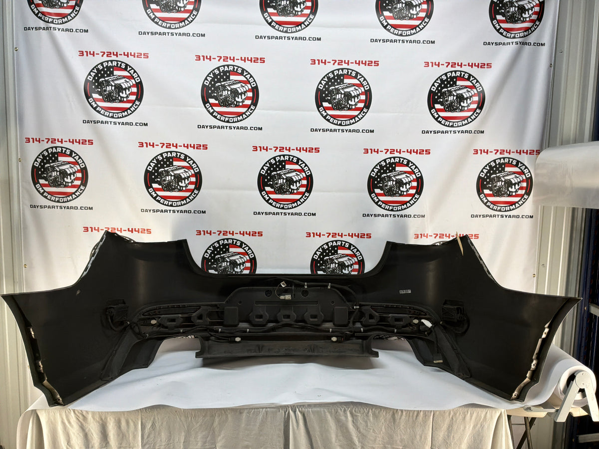 2014 Chevy SS Sedan Complete Rear Bumper Cover Panel Silver OEM