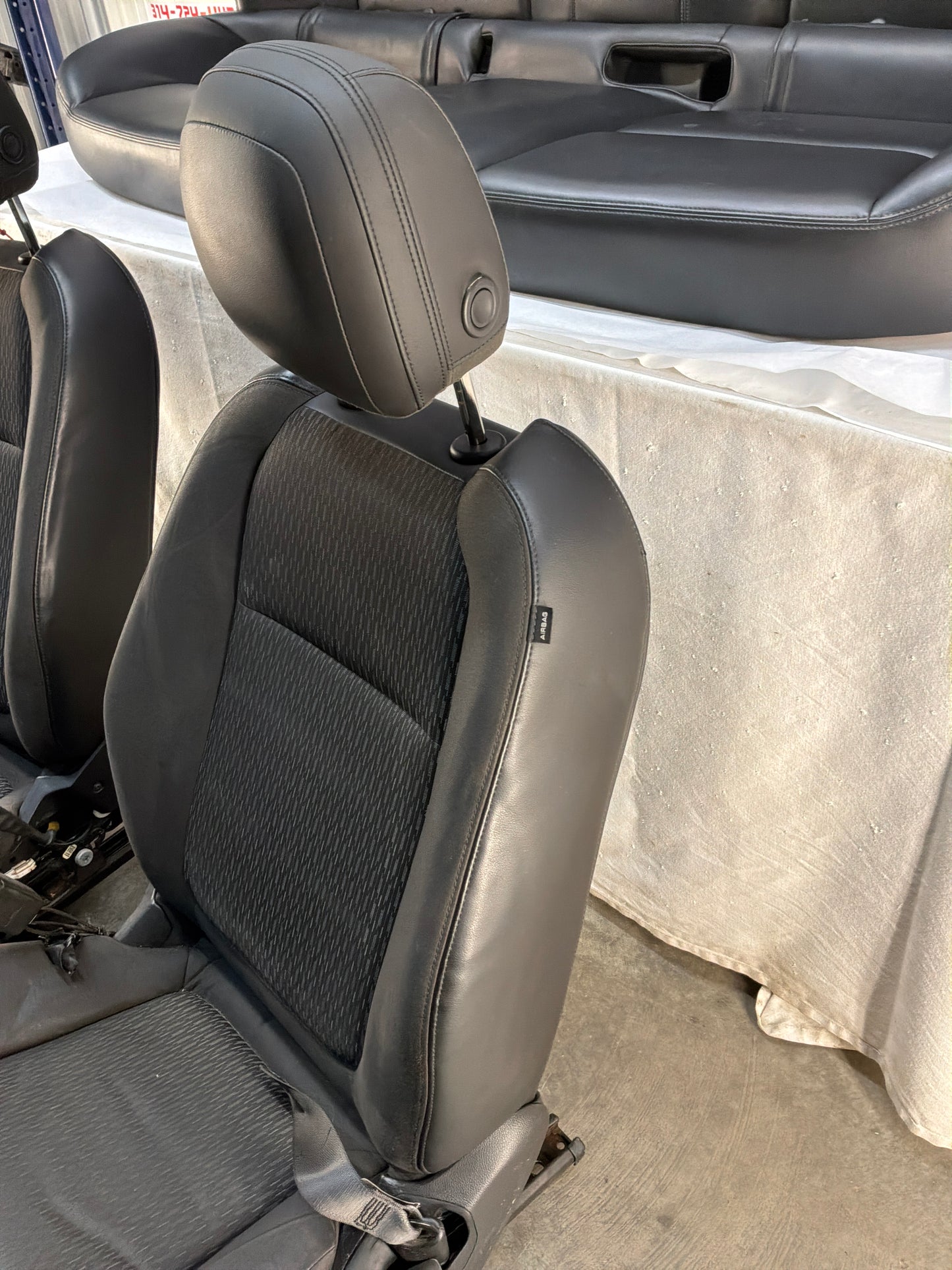 2016 Chevy Caprice PPV Seats Fronts and Rears Cloth OEM