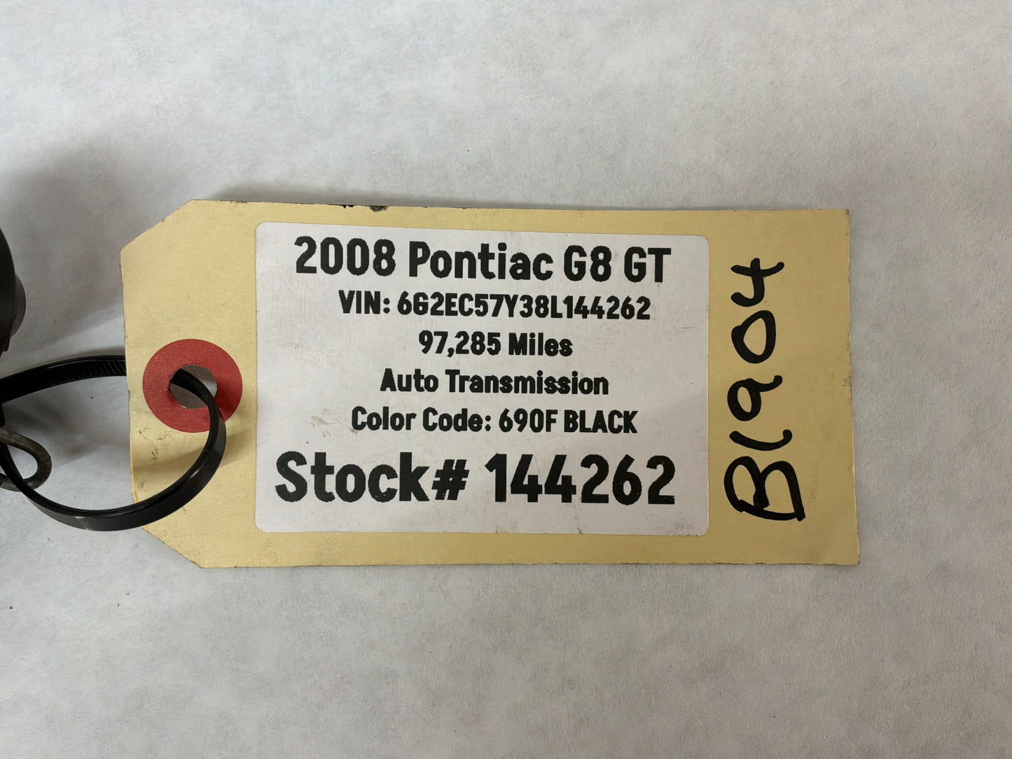 2009 Pontiac G8 GT Brake Booster Vacuum Hose Line Tube OEM