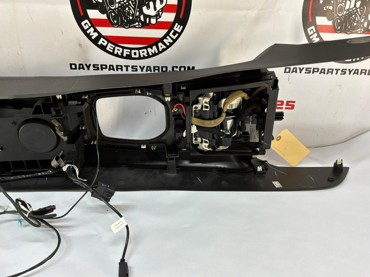 2013 Chevy Camaro ZL1 Center Console Arm Rest w/ Auxiliary Gauges OEM