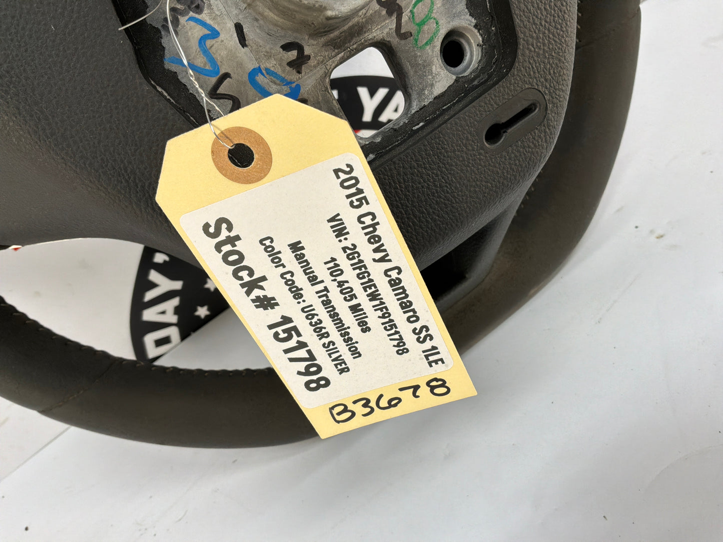 2015 Chevy Camaro SS 1LE Steering Wheel OEM
