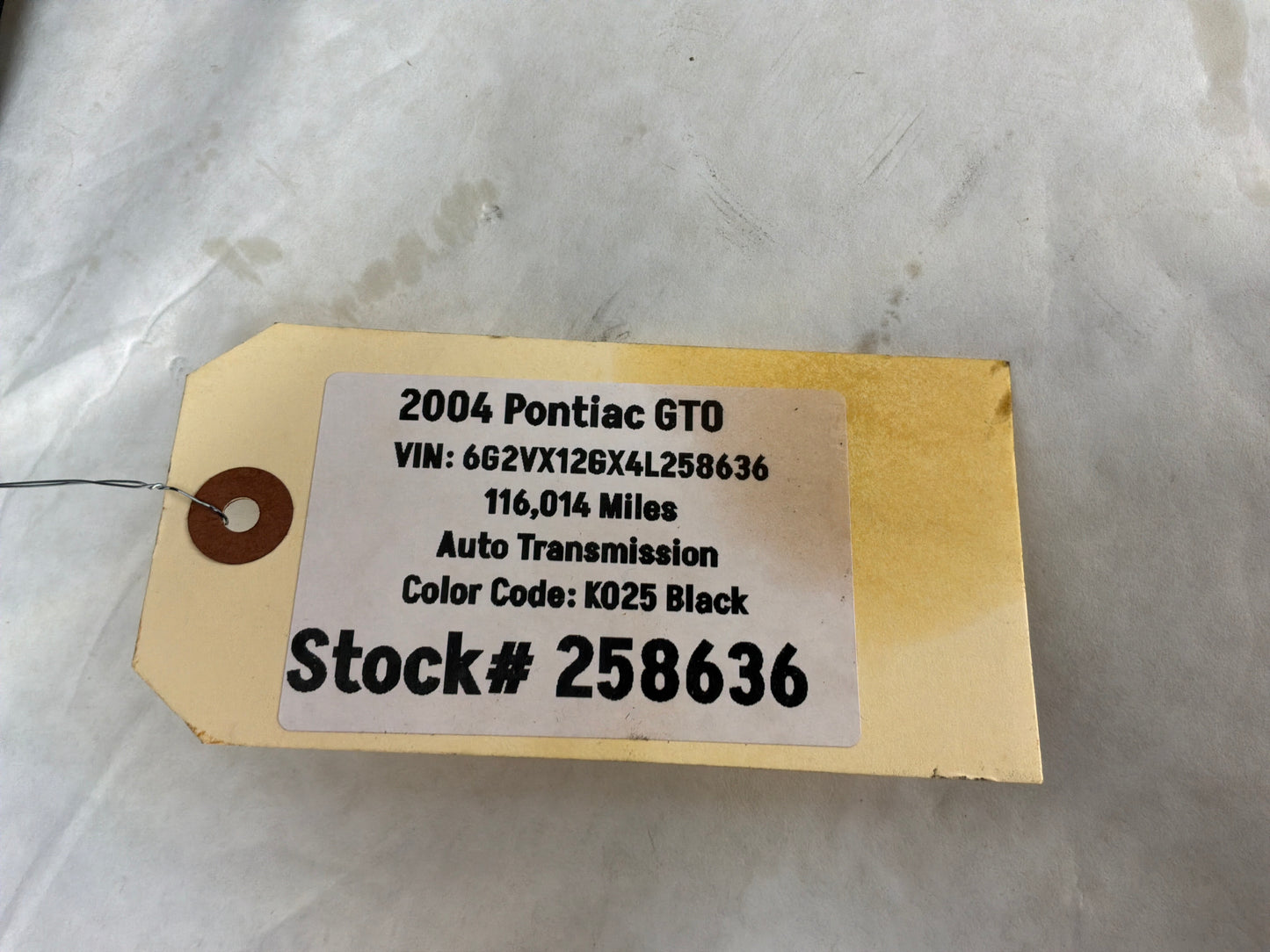 2004 Pontiac GTO Upper Radiator Core Support Air Baffle Cover Sight Shield OEM