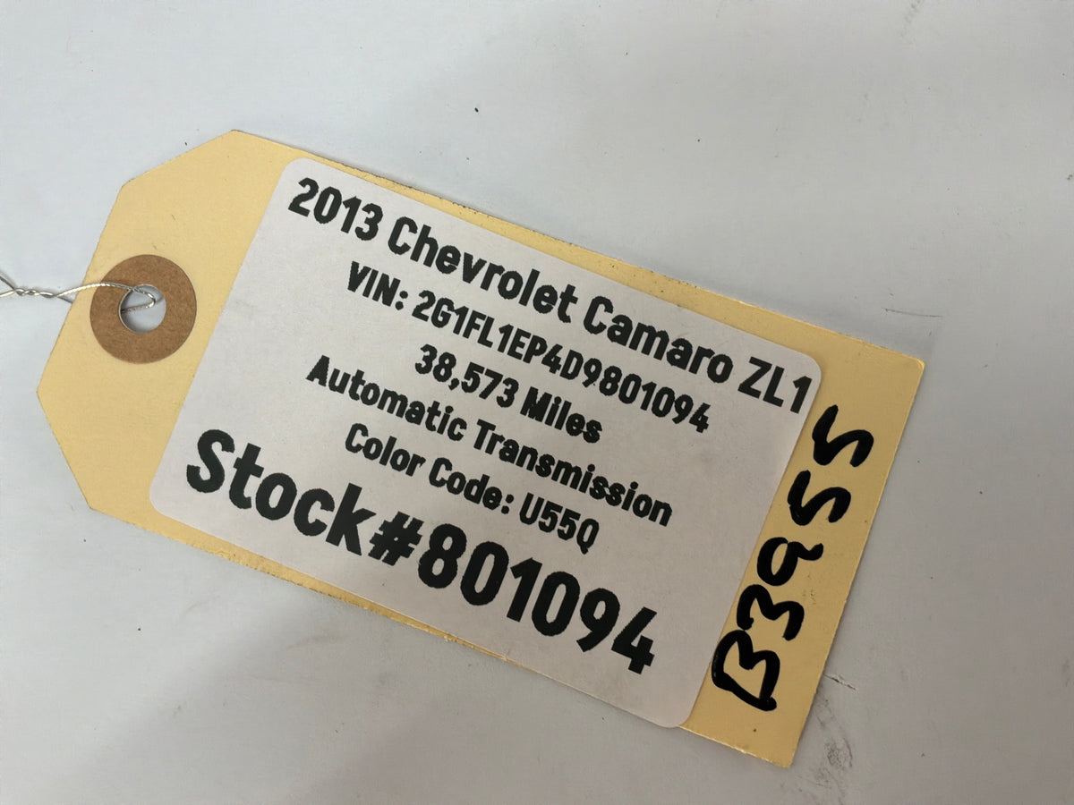 2013 Chevy Camaro ZL1 Carbon Flash Gloss Black Dash Trim Insert Molding Panel OEM