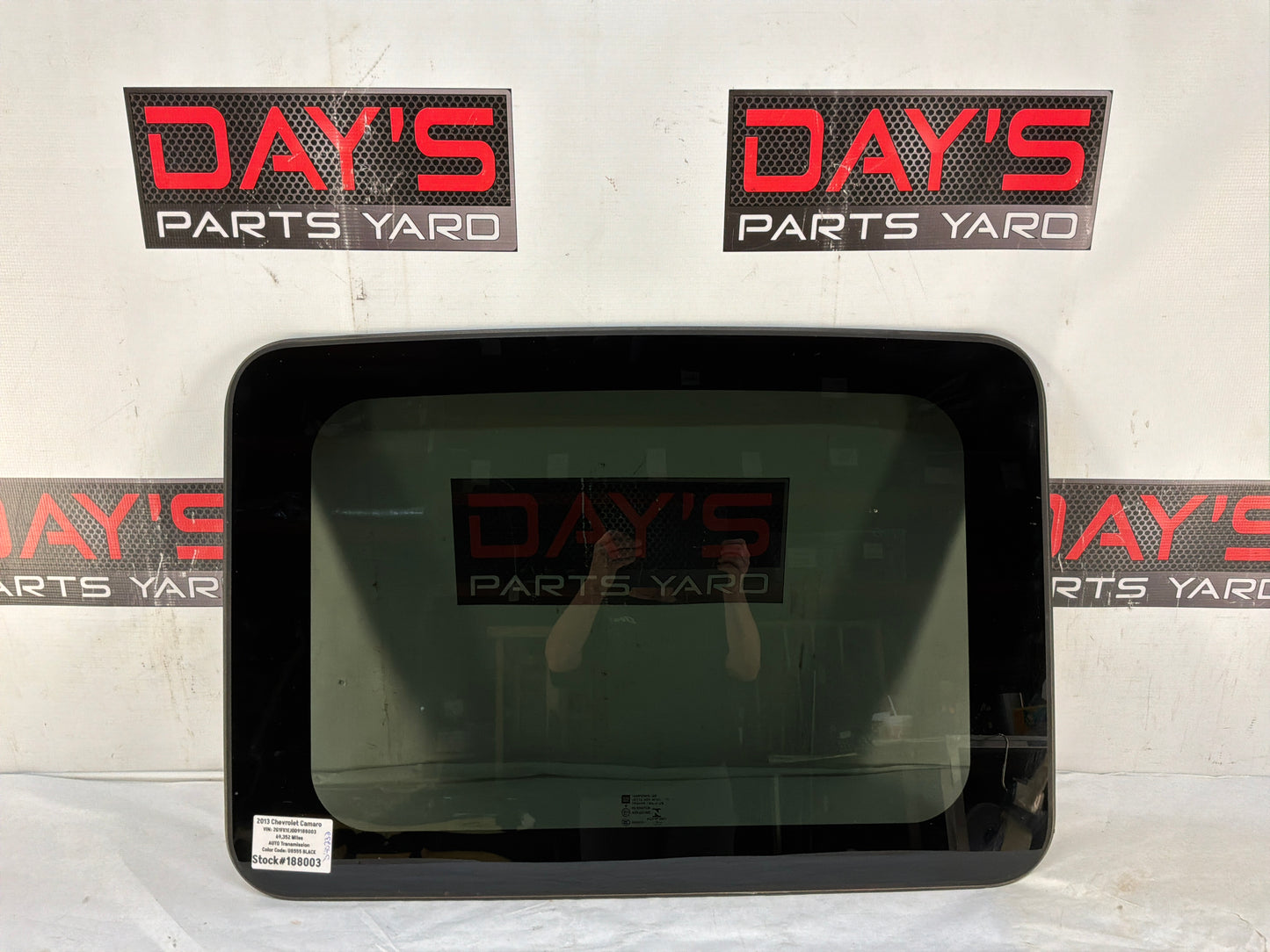 2013 Chevy Camaro SS Sun Moon Roof Sunroof Glass OEM