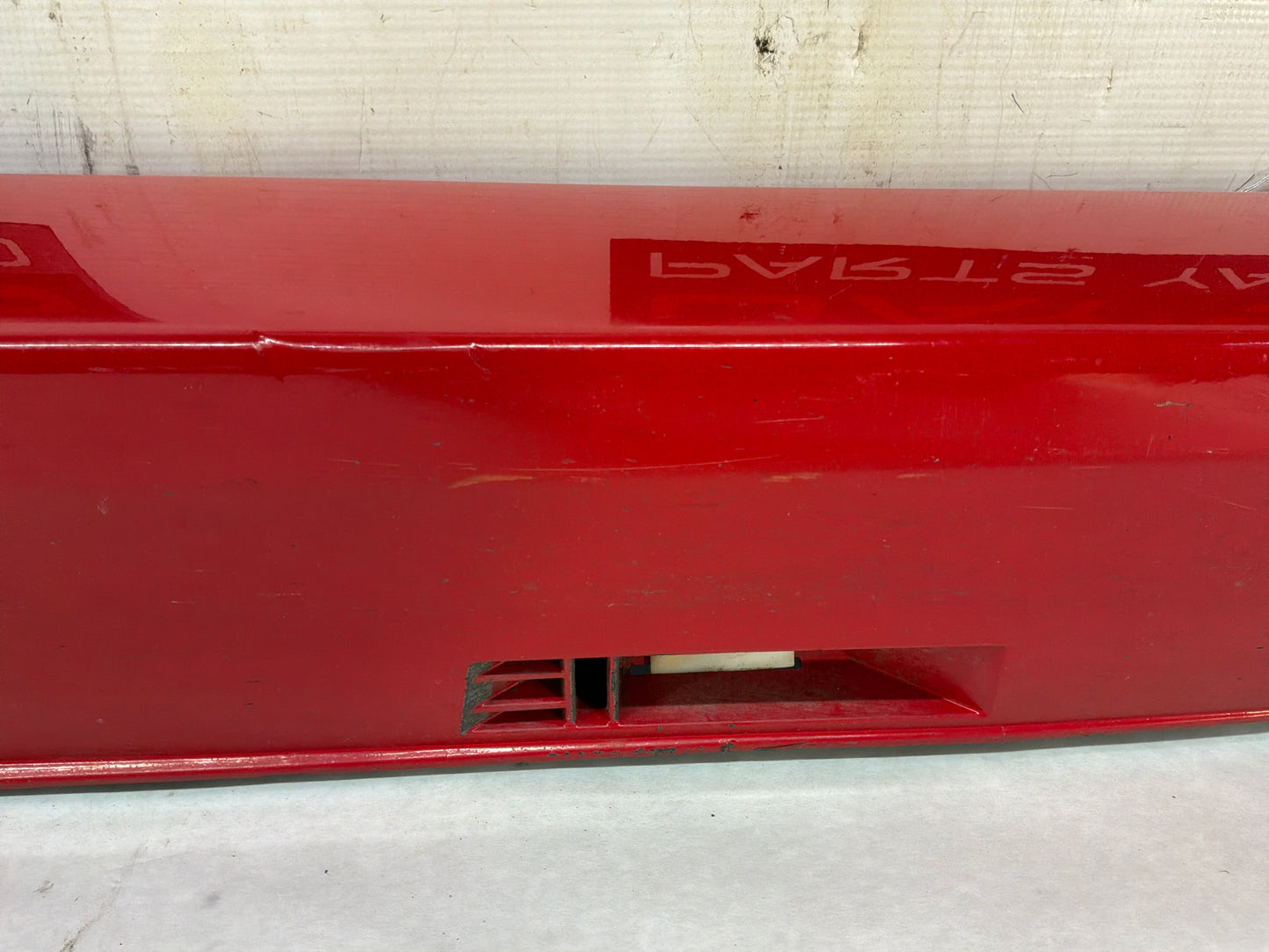 2015 Chevy SS Sedan RH Passenger Rocker Molding Side Skirt Panel Trim Red OEM