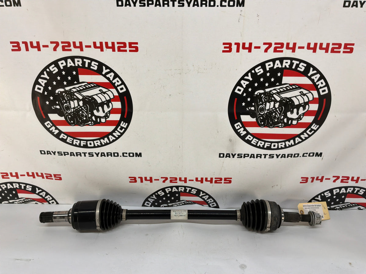 2014 Chevy SS Sedan LH Driver Rear CV Axle Half Shaft OEM