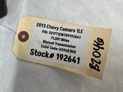2013 Chevy Camaro 1LE LH Driver Front Fender Wheel House Well Liner OEM