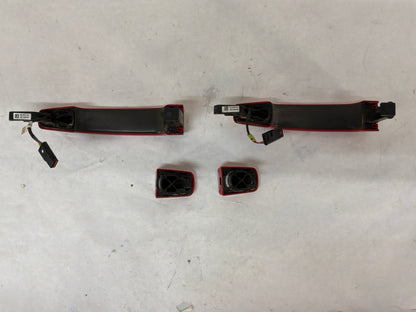 2015 Chevy SS Sedan Front & Rear RH Passenger Exterior Door Handle Red  OEM