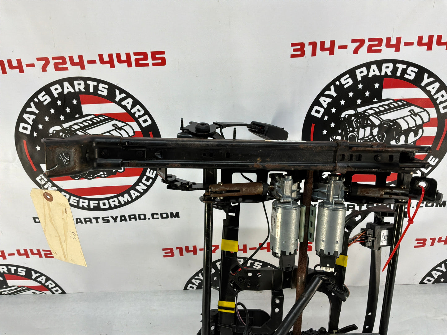 2008 Pontiac G8 Base LH Driver Front Seat Bottom Frame Rail Motor Set Assembly OEM
