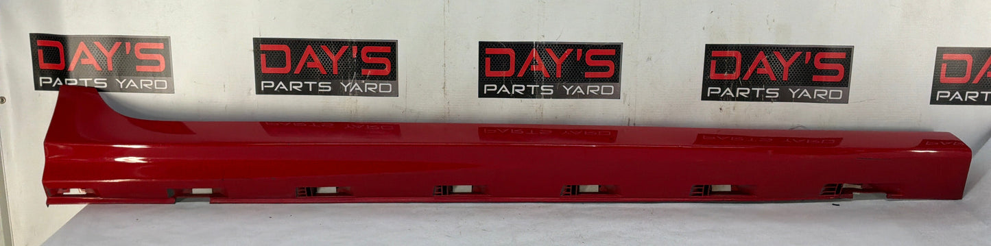 2015 Chevy SS Sedan RH Passenger Rocker Molding Side Skirt Panel Trim Red OEM