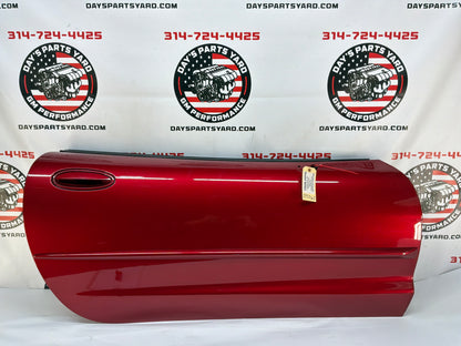 2002 Chevy C5 Corvette RH Passenger Interior Door Panel Red OEM