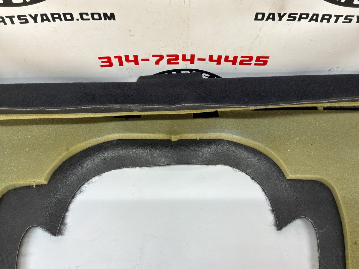 2002 Chevy C5 Corvette Convertible Rear Seat Back Inner Riser Carpet Black OEM