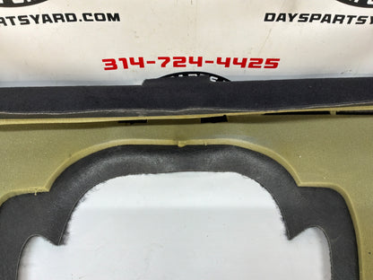 2002 Chevy C5 Corvette Convertible Rear Seat Back Inner Riser Carpet Black OEM