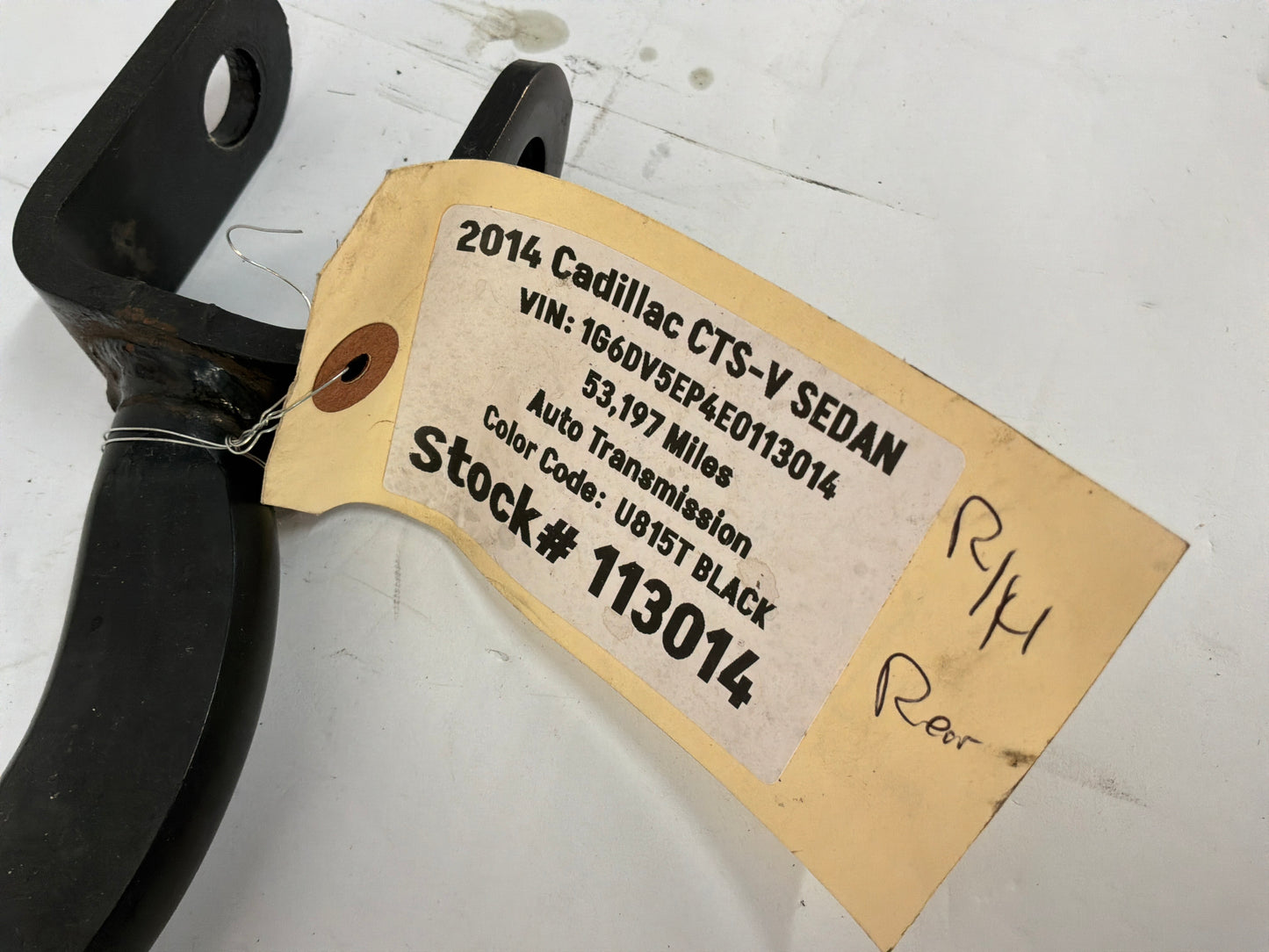 2014 Cadillac CTS-V Sedan RH Passenger Rear Suspension Lower Control Trailing Arm OEM