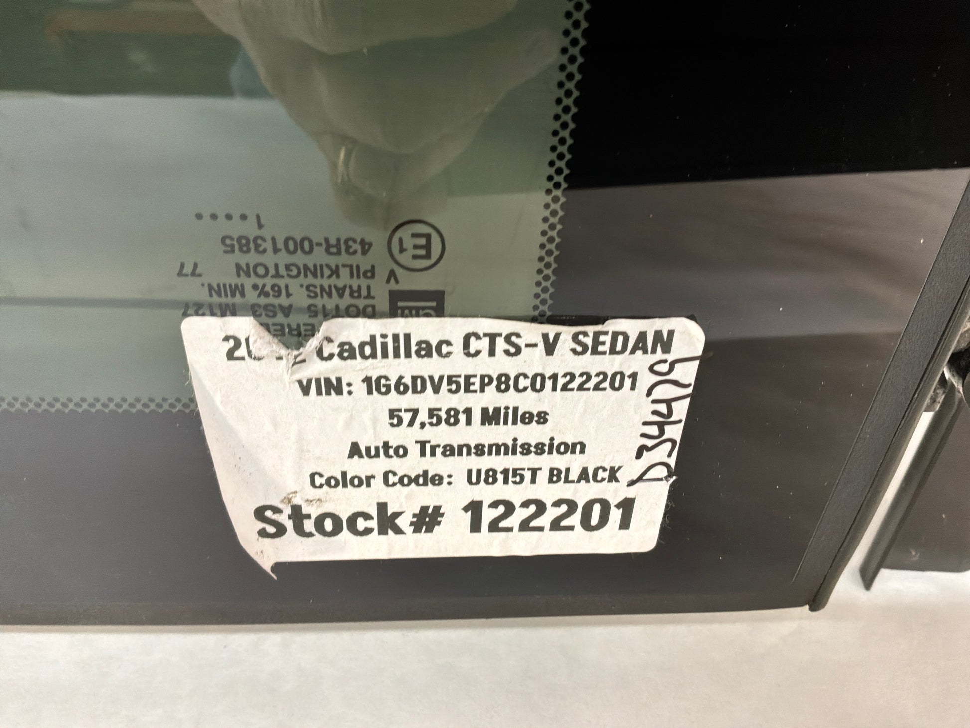 Rear Sunroof Glass - Day's Parts Yard