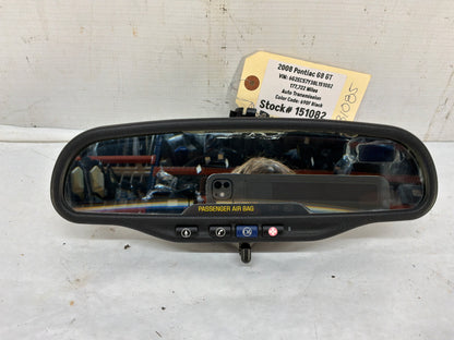 2008 Pontiac G8 GT Rearview Rear View Compass Mirror OEM