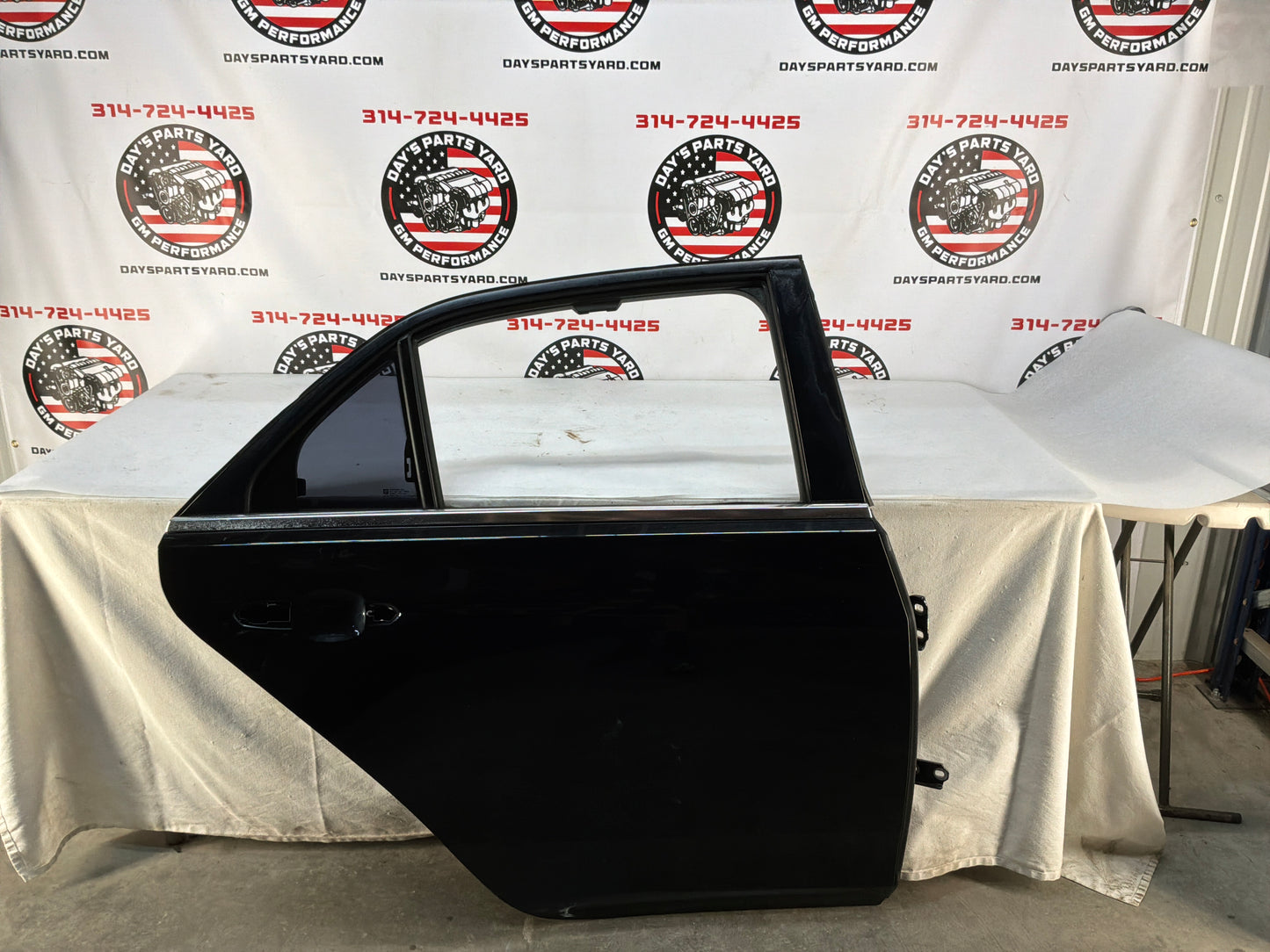 2016 Cadillac CTS-V Rear RH Passenger Exterior Door Black OEM
