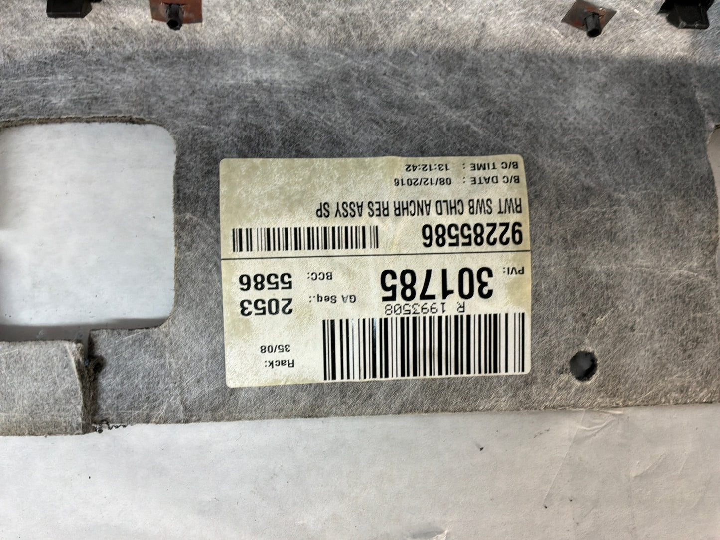 Deck tray - Day's Parts Yard