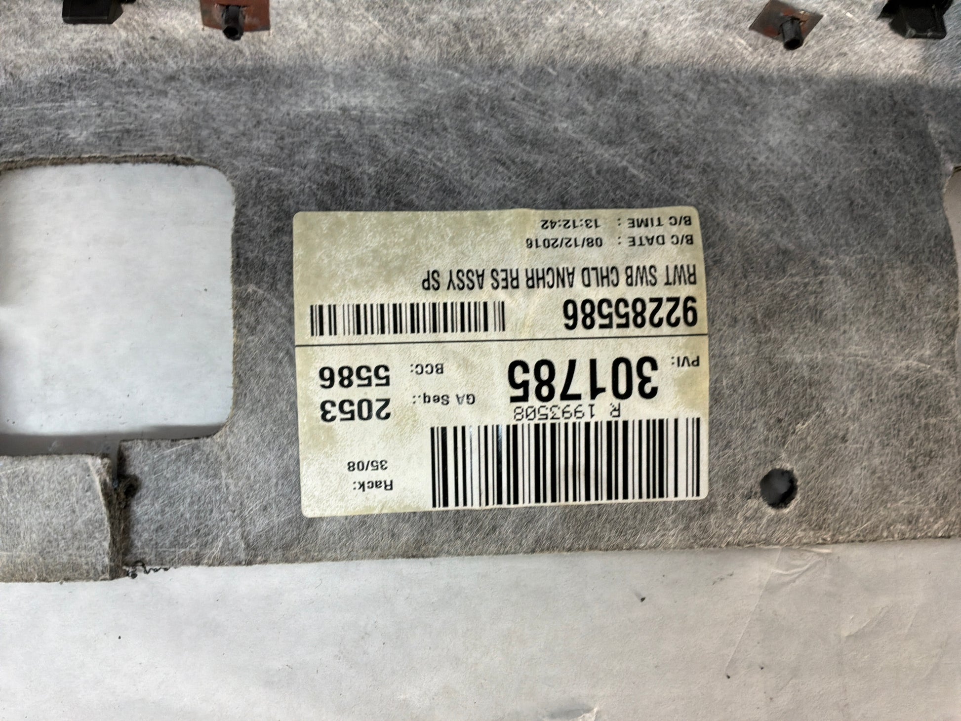 Deck tray - Day's Parts Yard