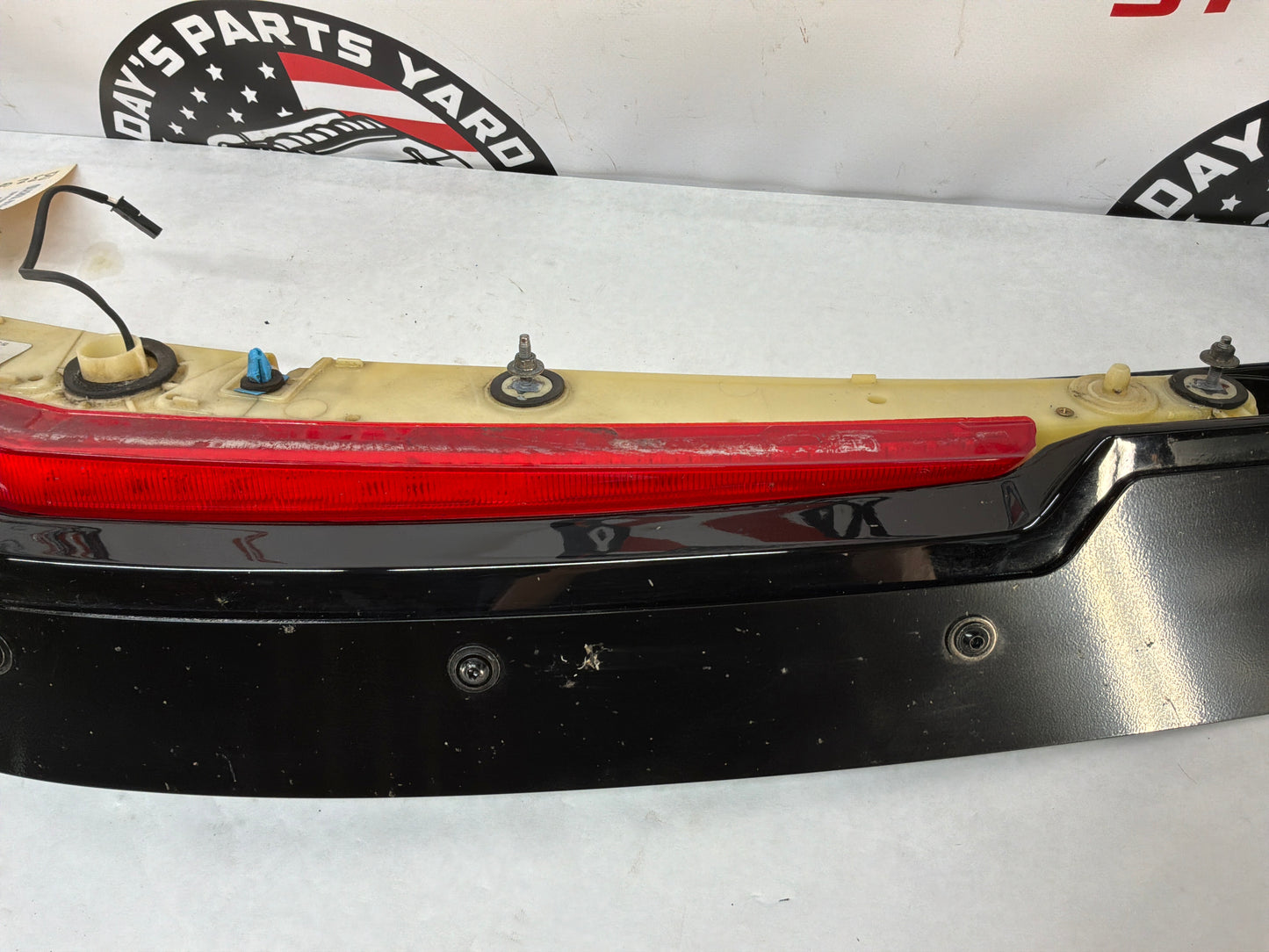 2016 Cadillac CTS-V Rear Trunk Spoiler w/ Brake Light Black OEM
