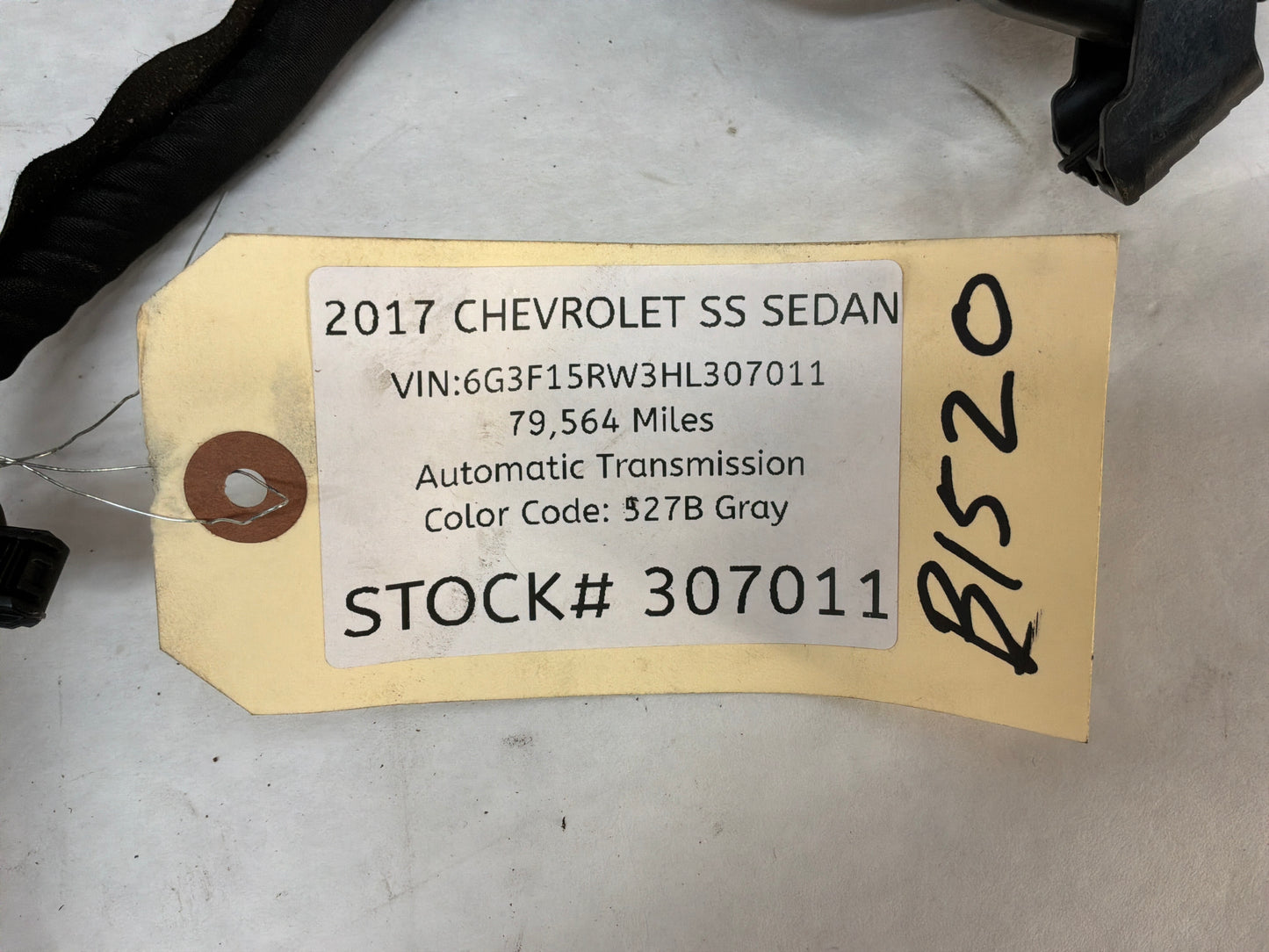 2017 Chevy SS Sedan Engine Motor Transmission Wire Wiring Harness OEM